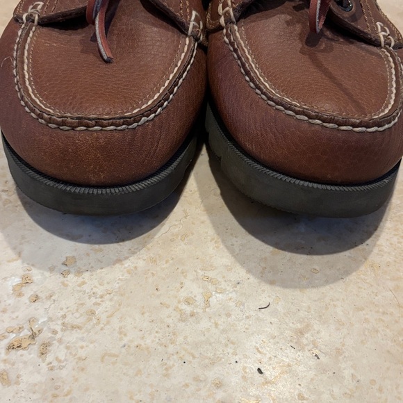 Clarks Leather Boat Shoes - Picture 4 of 14